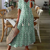 Michaela - Boho Dress with Tummy Coverage — view 2