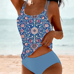 Laluna® | Summer Tankini with Print — view 2