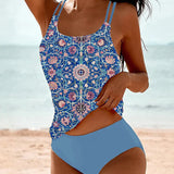 Laluna® | Summer Tankini with Print — view 2