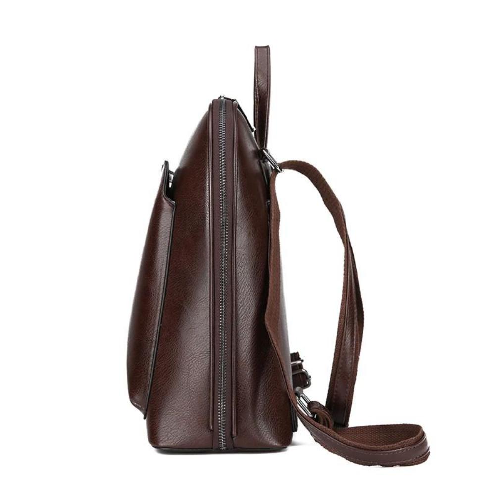 Shelley – Classic Double Zipper Backpack — view 5