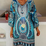 Emelia - Vibrant Boho-Print Dress — view 4
