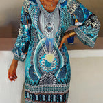 Emelia - Vibrant Boho-Print Dress — view 2