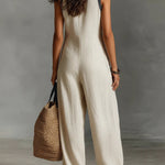 Fay | Sleeveless jumpsuit with high collar — view 4