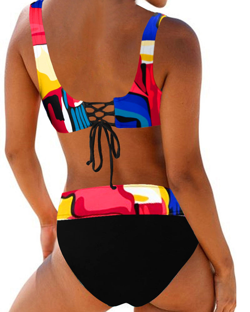 Eva - Cheerful Colourful Bikini — view 5