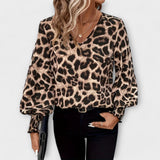 Joanna - Stylish Leopard Blouse