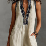 Fay | Sleeveless jumpsuit with high collar — view 5
