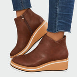Orthopaedic Leather Ankle Boots — view 5
