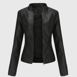 Dani™ - Elegant Leather Jacket for Women