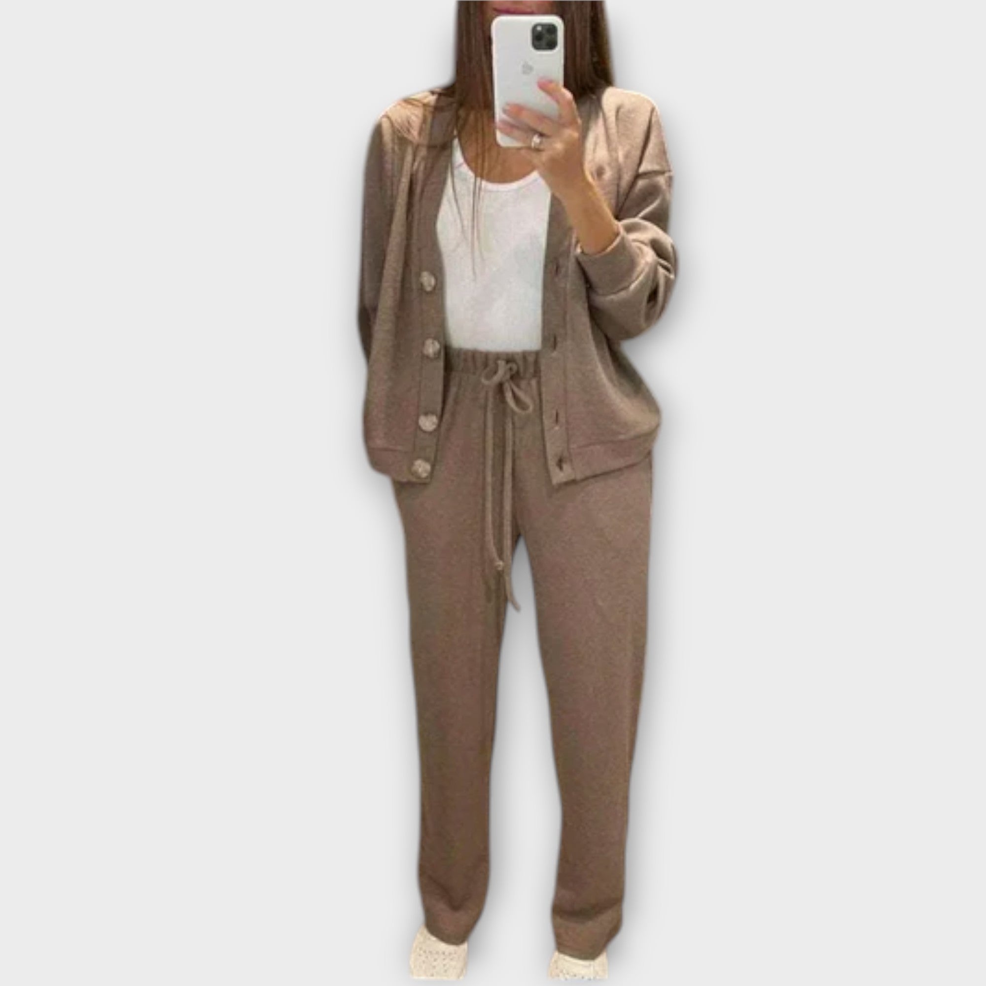Coral - Coat and Pants Set — view 5