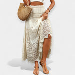 Midi Skirt with Lace — view 2