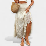 Midi Skirt with Lace — view 2