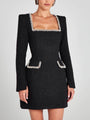 Mini Dress with Pockets and Pearls — view 2