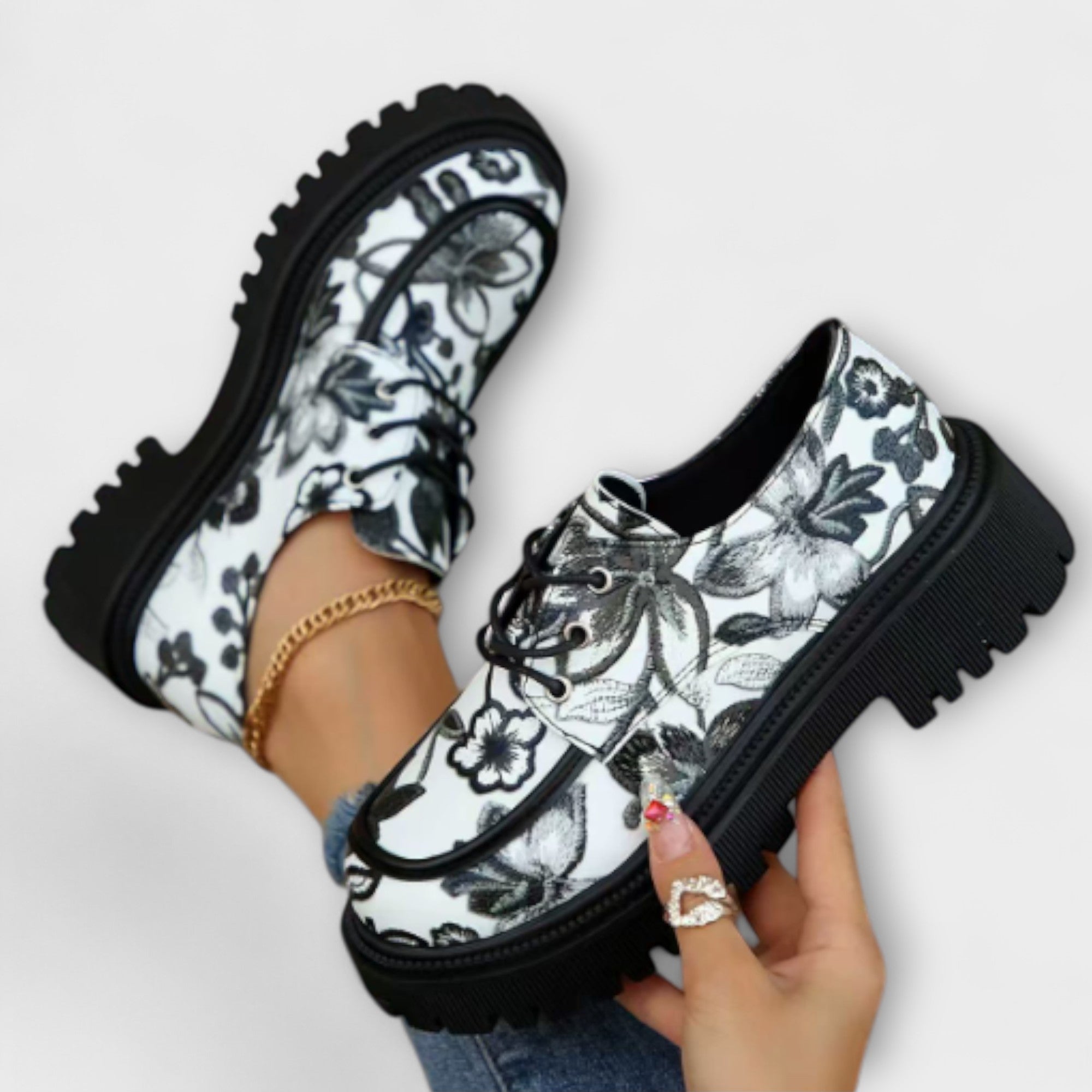 Sandra - Stylish Classic Retro Loafers — view 3