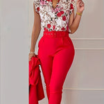 Florabel - Elegant Set with Flounce Sleeves — view 3