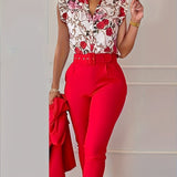 Florabel - Elegant Set with Flounce Sleeves — view 2