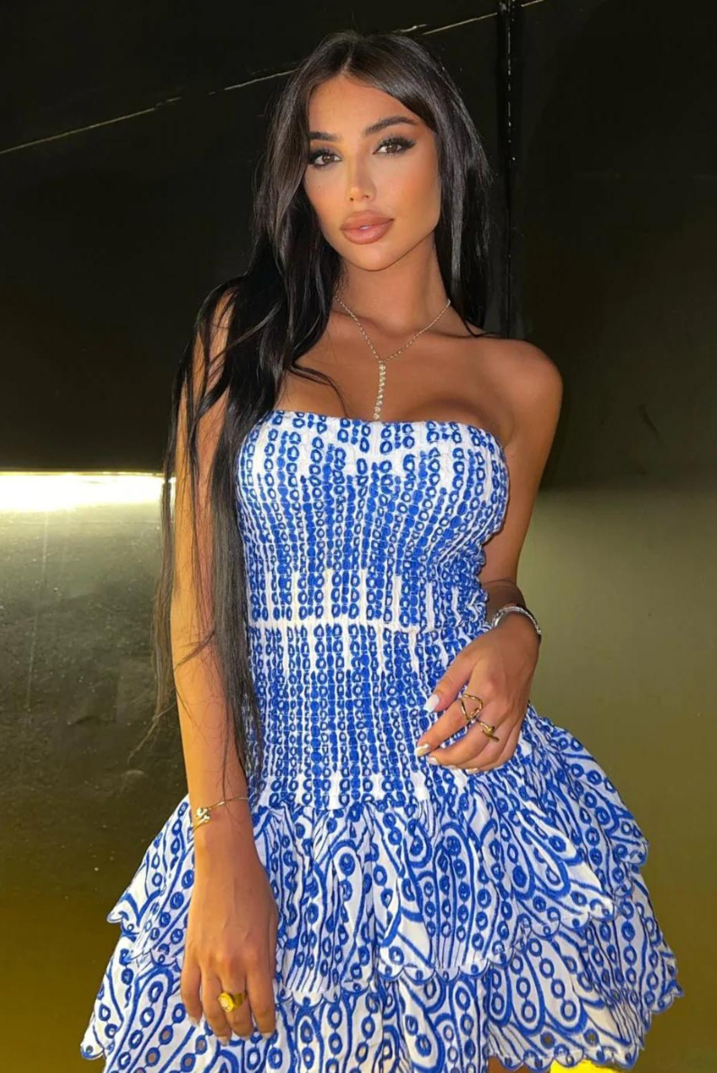 Cerys - Mini Dress with Ruffles — view 2
