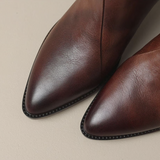 Camila - Luxury Ankle Boots with Low Heel — view 12