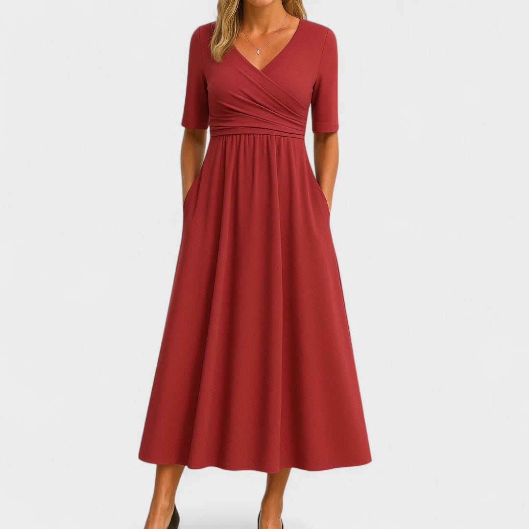IDA | ELEGANT MIDI DRESS — view 2