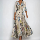 Emily | Elegant Floral Dress — view 2