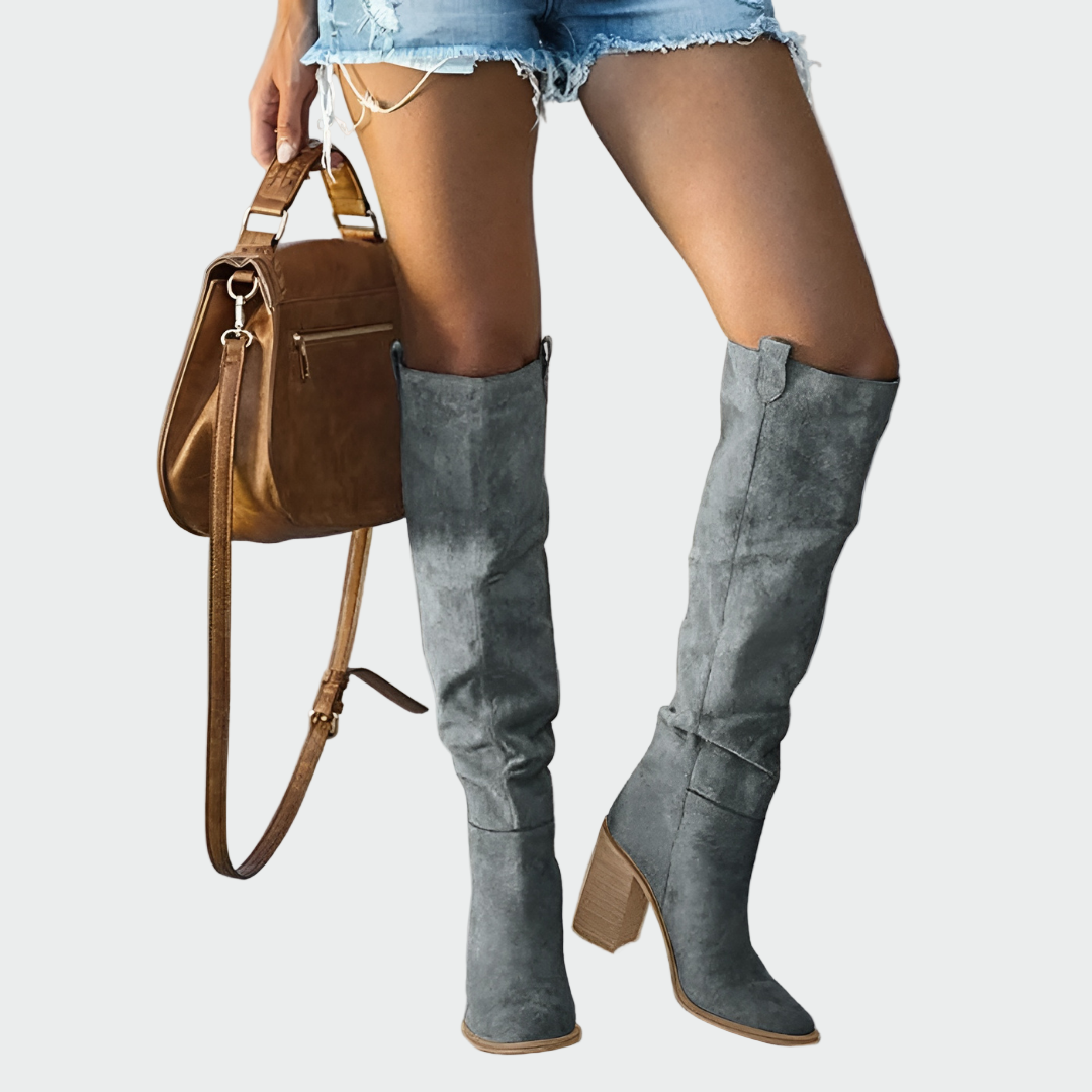 Knee-High Orthopaedic Leather Boots — view 3