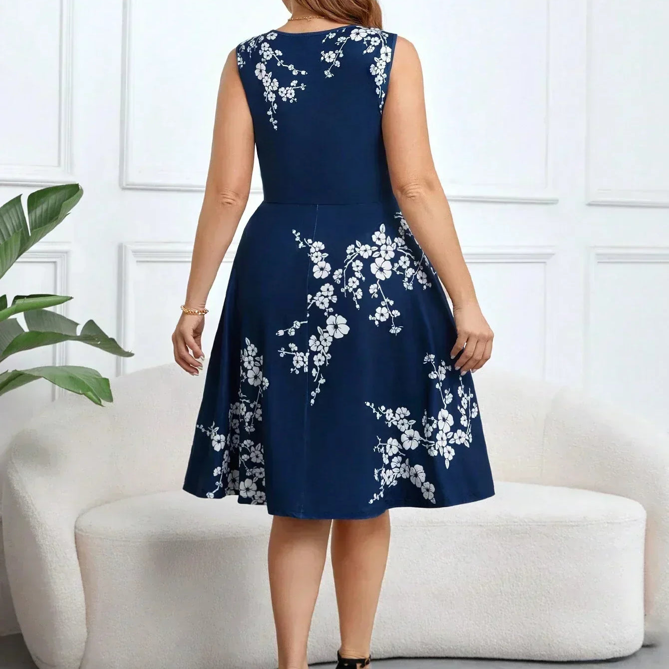 Danica - Floral Print Wrap Dress — view 2