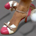 Bellarosa - Colourful Knot Sandals with Straps and Round Toe — view 2