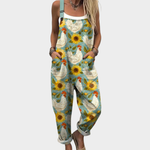 Hen & Sunflower Dungarees