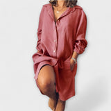 Clara - Casual Linen Blouse