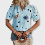 Emily - Blouse with V-Neck — view 20