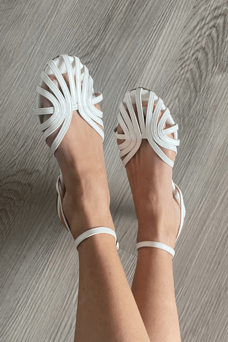 Victoria – Decorated Gold Sandals — view 2