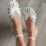 Victoria – Decorated Gold Sandals — view 2