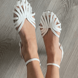 Victoria – Decorated Gold Sandals — view 2