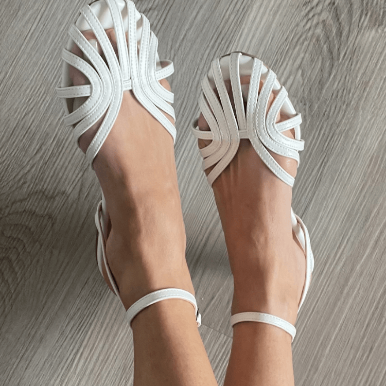Victoria – Decorated Gold Sandals — view 2