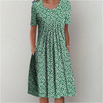 Hailey | Elegant and Casual Floral Dress with Pockets — view 9