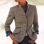Vaite - Elegant High-Neck Cardigan