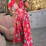 Floriana - Vibrant Floral Dress — view 6