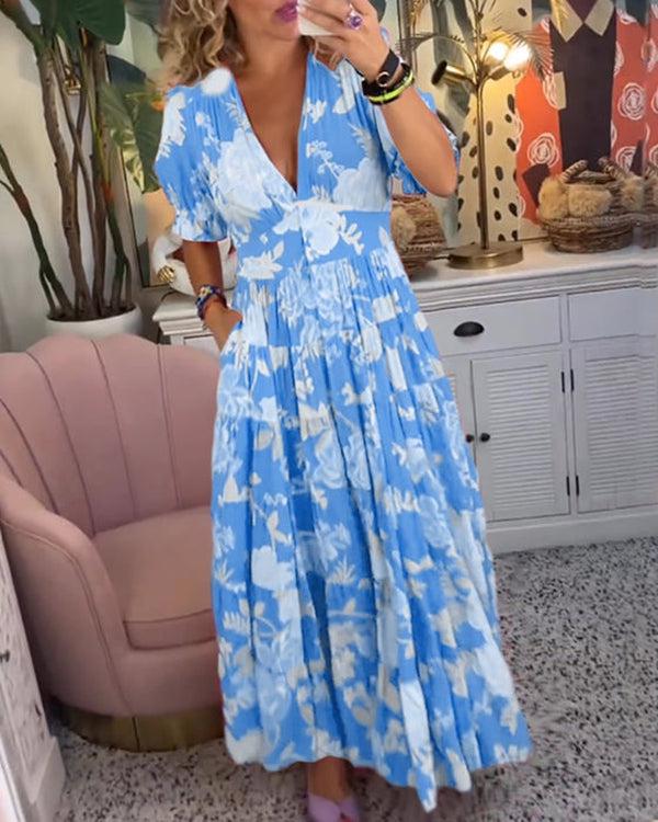 Floriana - Vibrant Floral Dress — view 8