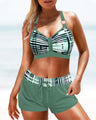 Janette - High-Waisted Ribbed Bikini — view 2