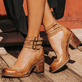 Gigi - Multi-Strap Heels with Chunky Sole — view 2