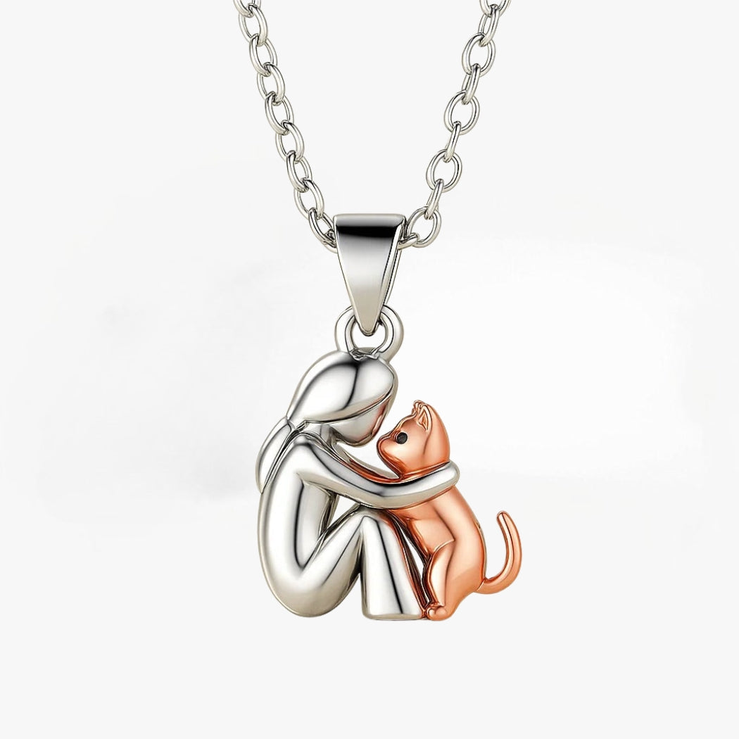 Cat Hug Necklace — view 4