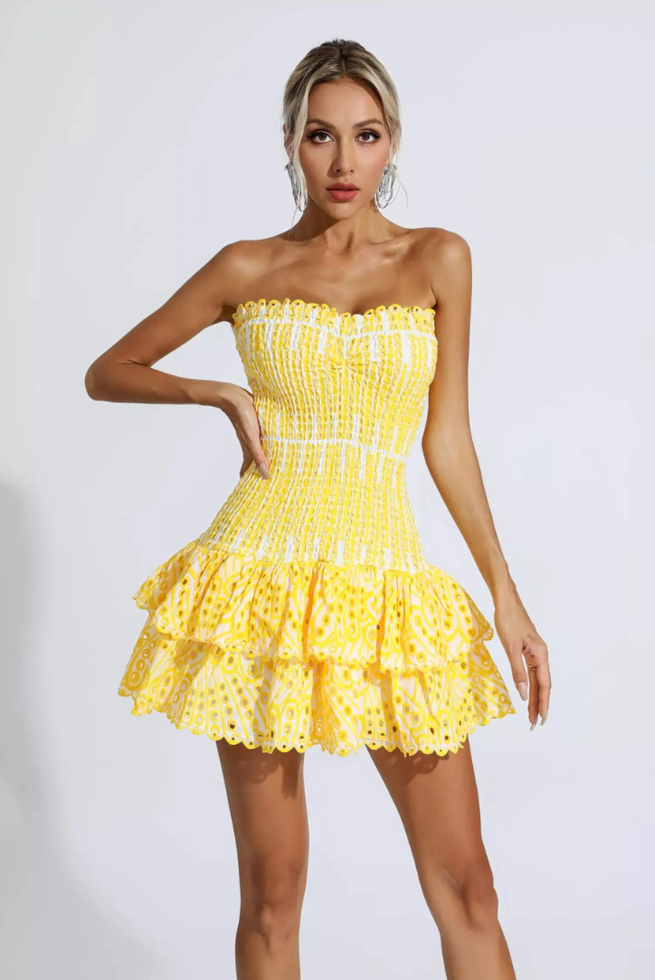 Anya - Mini Dress with Ruffles — view 10