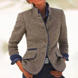 Vaite - Elegant High-Neck Cardigan — view 2