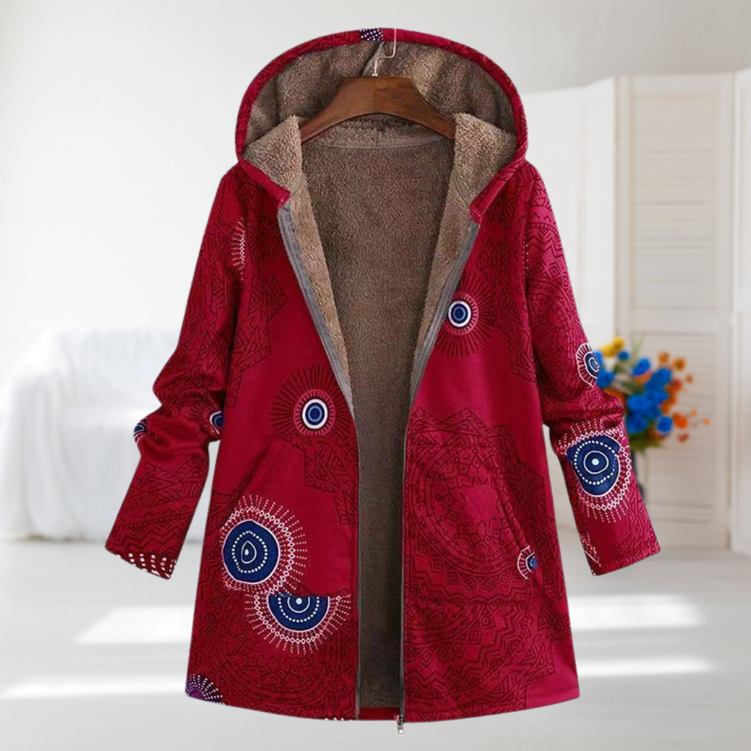 Celina - Elegant Mid-Season Coat — view 2