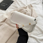 Cadence Wavy Flap Vegan Leather Handbag — view 5