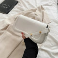 Cadence Wavy Flap Vegan Leather Handbag — view 5