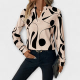Katherine - Elegant Long-Sleeve Blouse — view 4