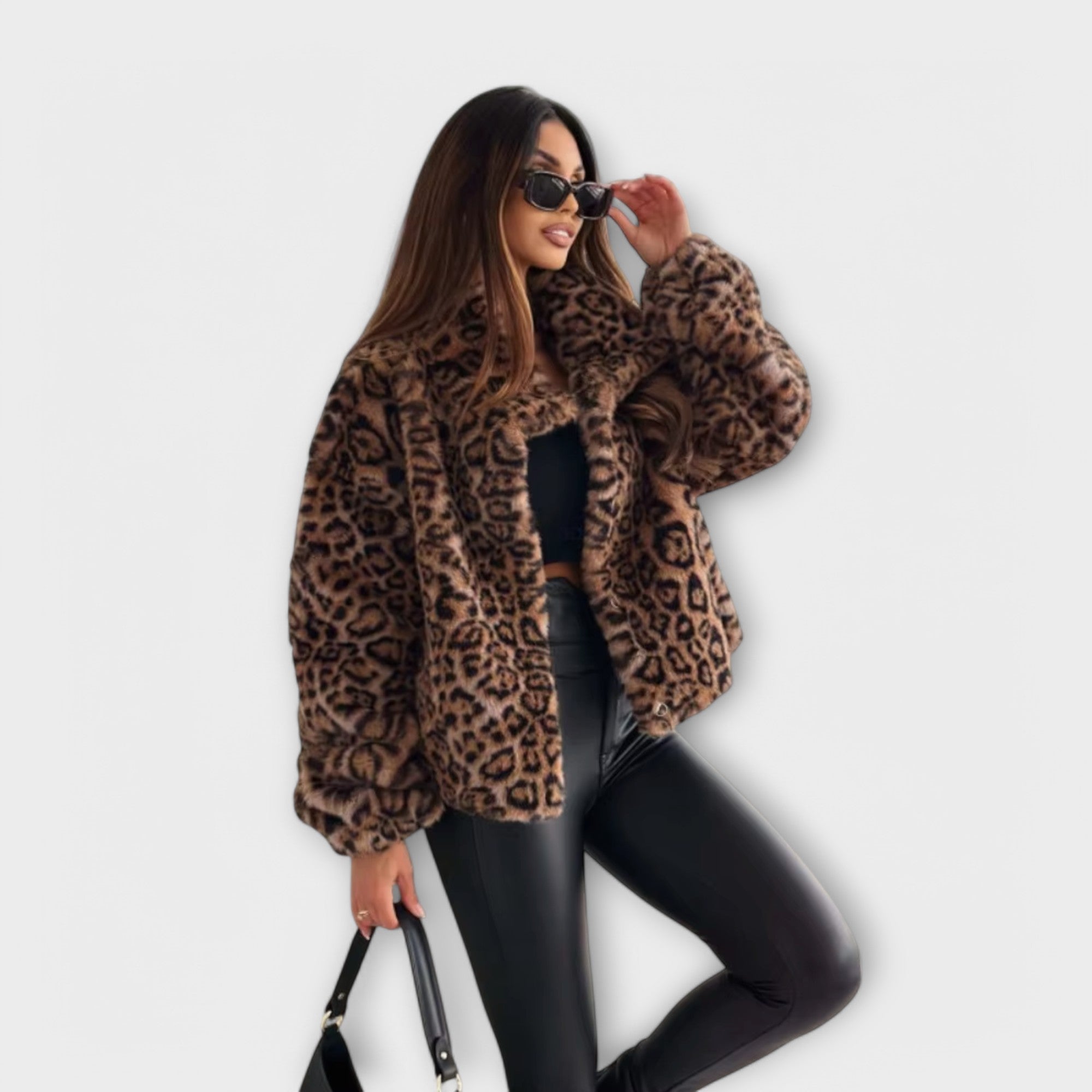 Piper - Leopard Print Coat — view 4
