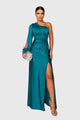 Melyssa | Elegant and Fluid Maxi Evening Dress — view 4