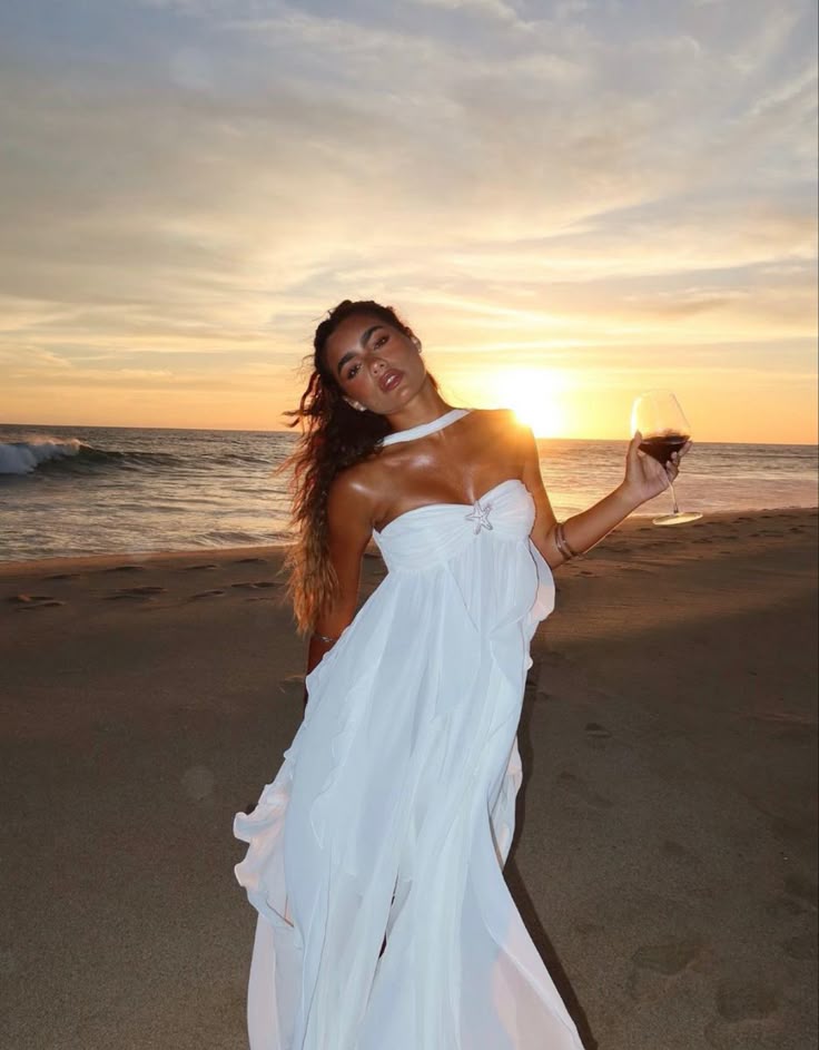 Collins - Strapless Maxi Dress with Ruffles — view 2