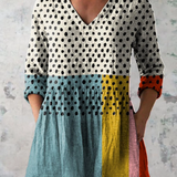 Nola | Long Blouse with Bold Print